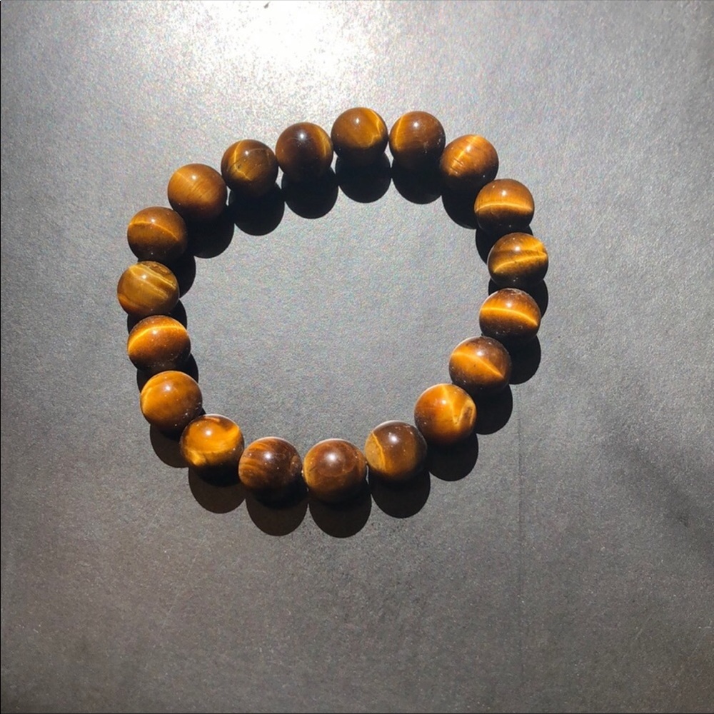 ❌SOLD❌ Tiger’s Eye Beaded Bracelet Lucky